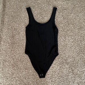 NWT Forever 21 Classic Black Bodysuit